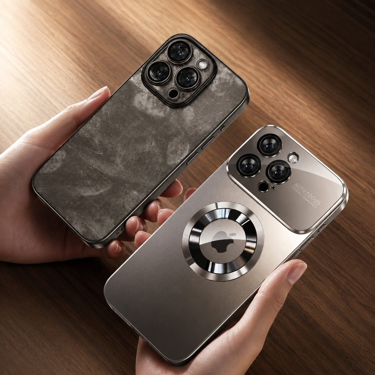 Premium iPhone Case MagSafe Compatible Magnetic Protective Cover Matte Finish Shockproof PC TPU Construction Camera Lens Guard Slim Durable Design