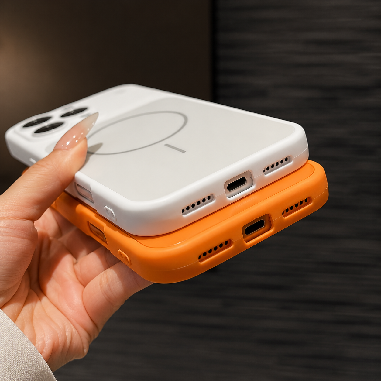 Premium iPhone Case MagSafe Compatible Magnetic Protective Cover Matte Shockproof PC Back Glass Camera Lens Guard Anti Fingerprint Finish Lightweight