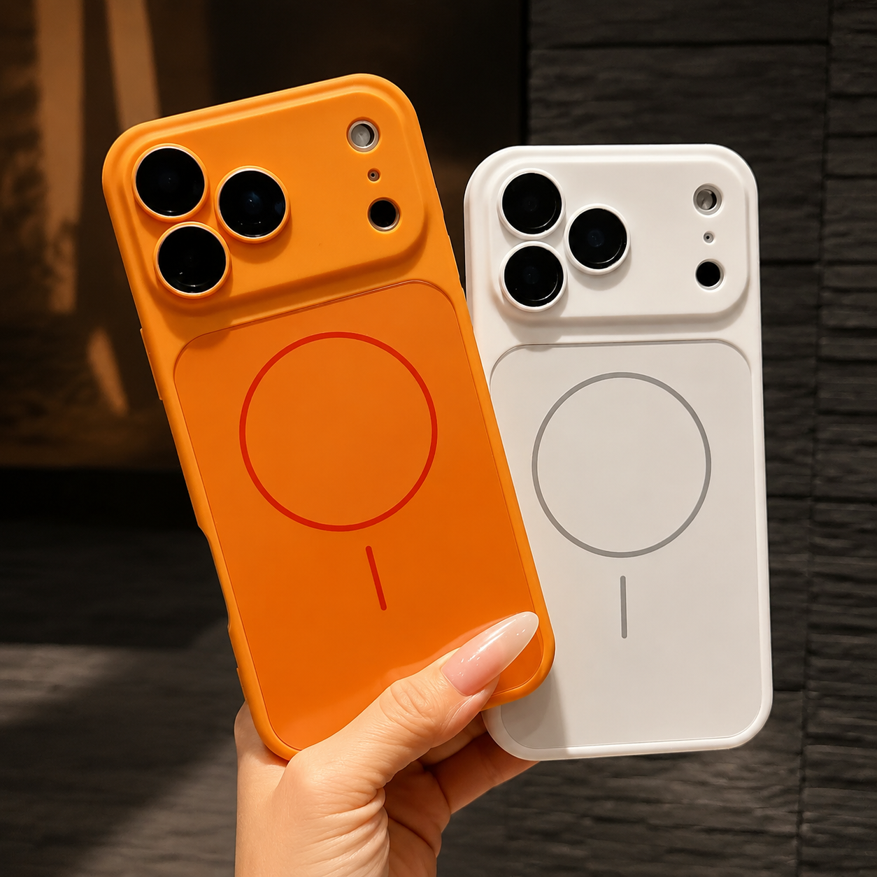 Premium iPhone Case MagSafe Compatible Magnetic Protective Cover Matte Shockproof PC Back Glass Camera Lens Guard Anti Fingerprint Finish Lightweight