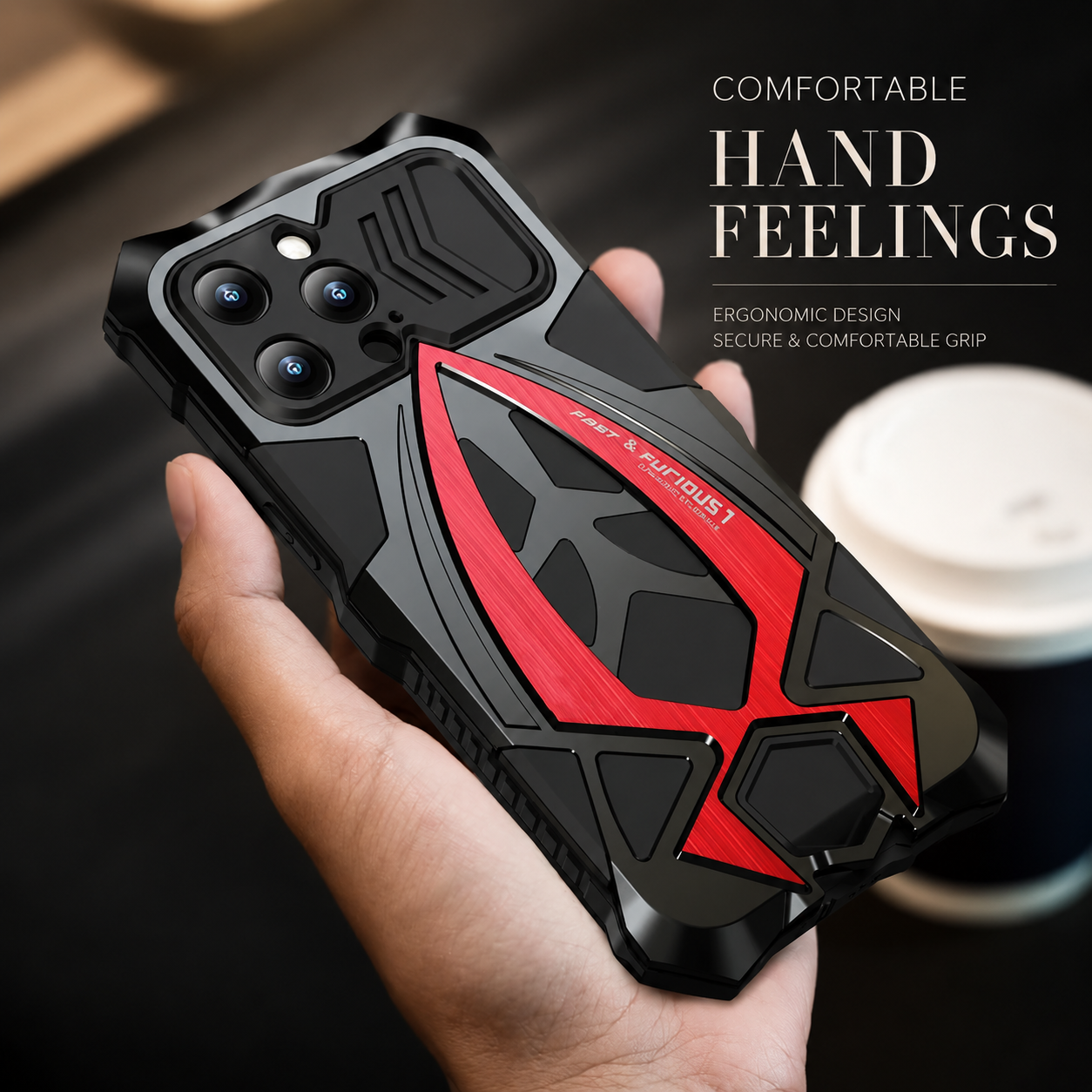 Premium iPhone Case MagSafe Compatible Magnetic Protective Cover Metal Armor Frame Shockproof TPU Interior Camera Lens Guard Wireless Charging