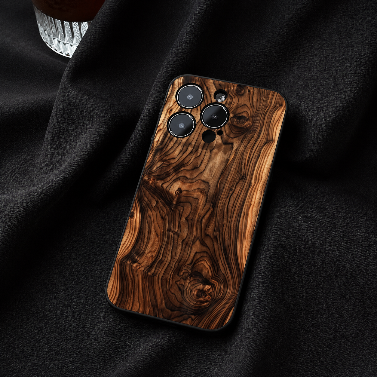 Premium iPhone Case MagSafe Compatible Magnetic Protective Cover Natural Wood Back Camera Lens Protection Shockproof Ultra Thin Slim Design