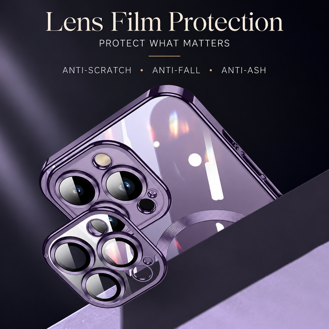 Premium iPhone Case MagSafe Compatible Magnetic Protective Cover Plating Frame TPU Shockproof Camera Lens Guard Scratch Resistant Finish Texture