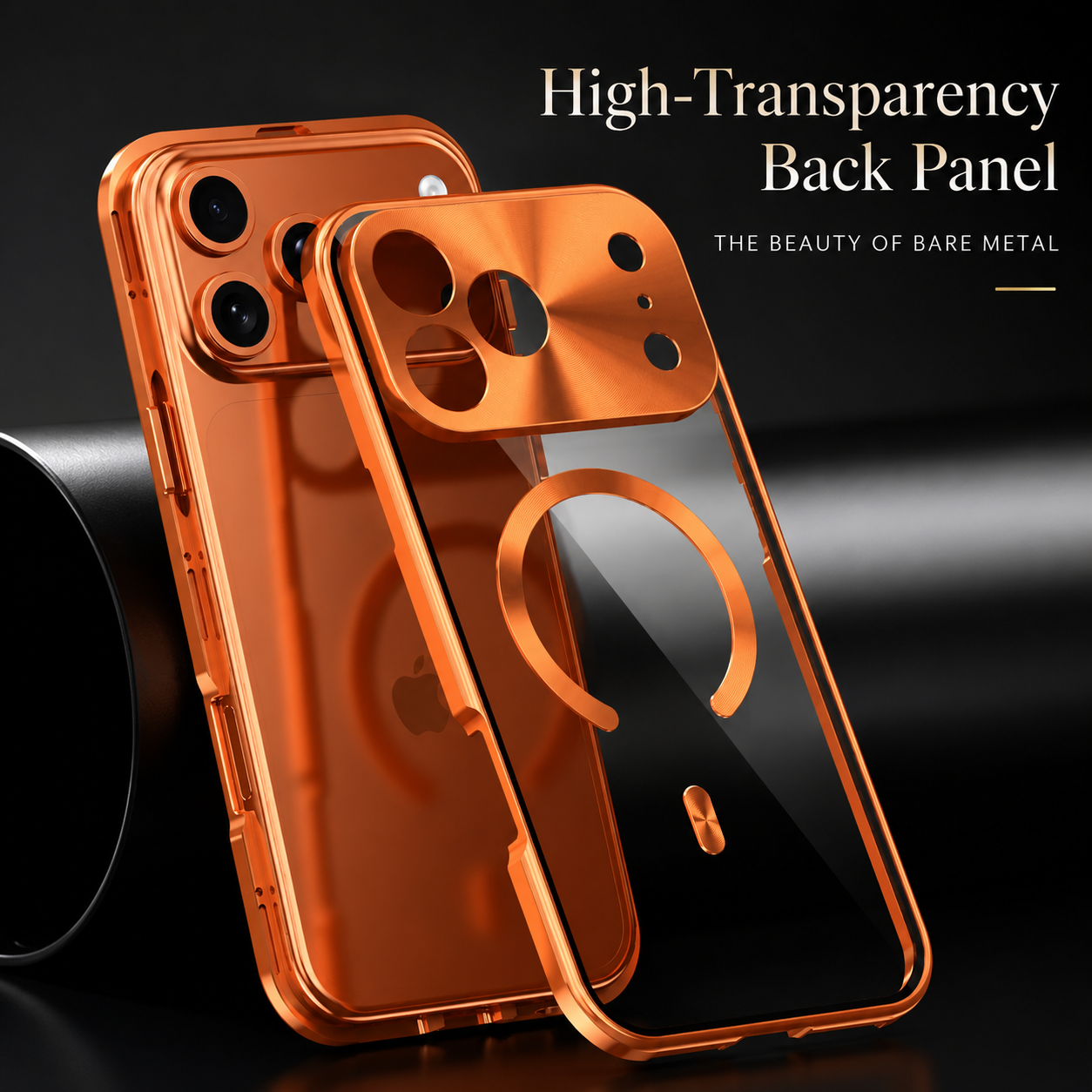 Premium iPhone Case MagSafe Compatible Magnetic Protective Cover Privacy Screen Protector Camera Lens Guard Shockproof Clear Back Slim Design