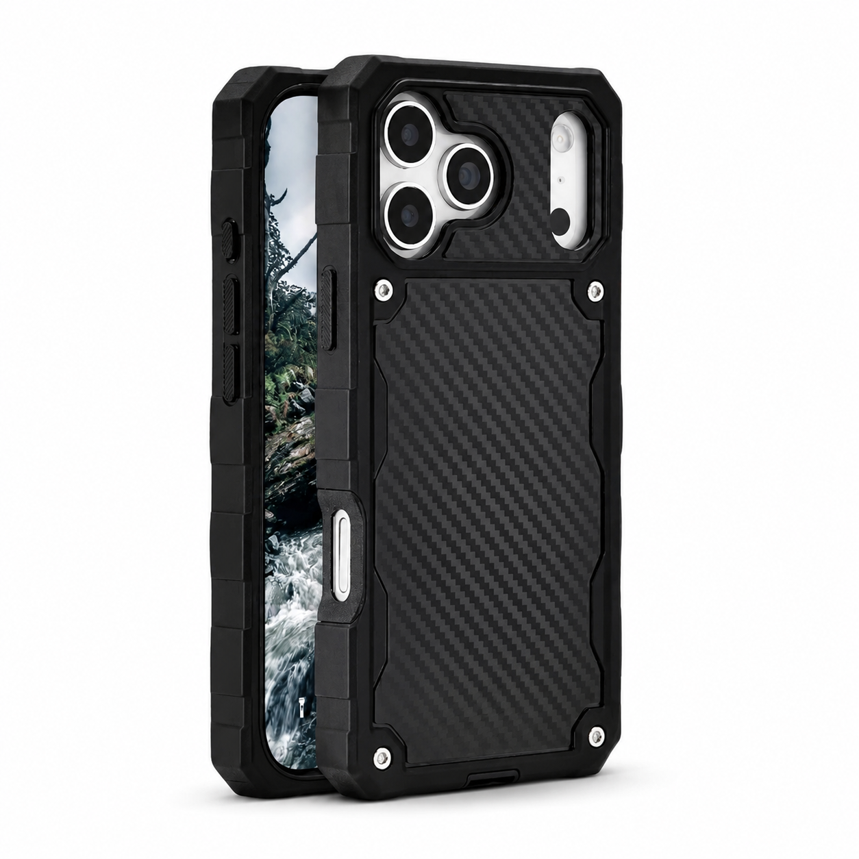 Premium iPhone Case MagSafe Compatible Magnetic Protective Cover Rugged Heavy Duty Shockproof Anti Slip Grip Wireless Charging Durable Frame