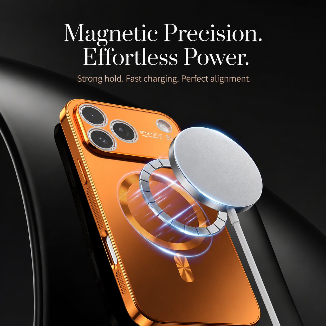 Premium iPhone Case MagSafe Compatible Magnetic Protective Cover Shockproof Aluminum Frame Electroplated Finish Matte Back Camera Lens Guard Wireless Charging
