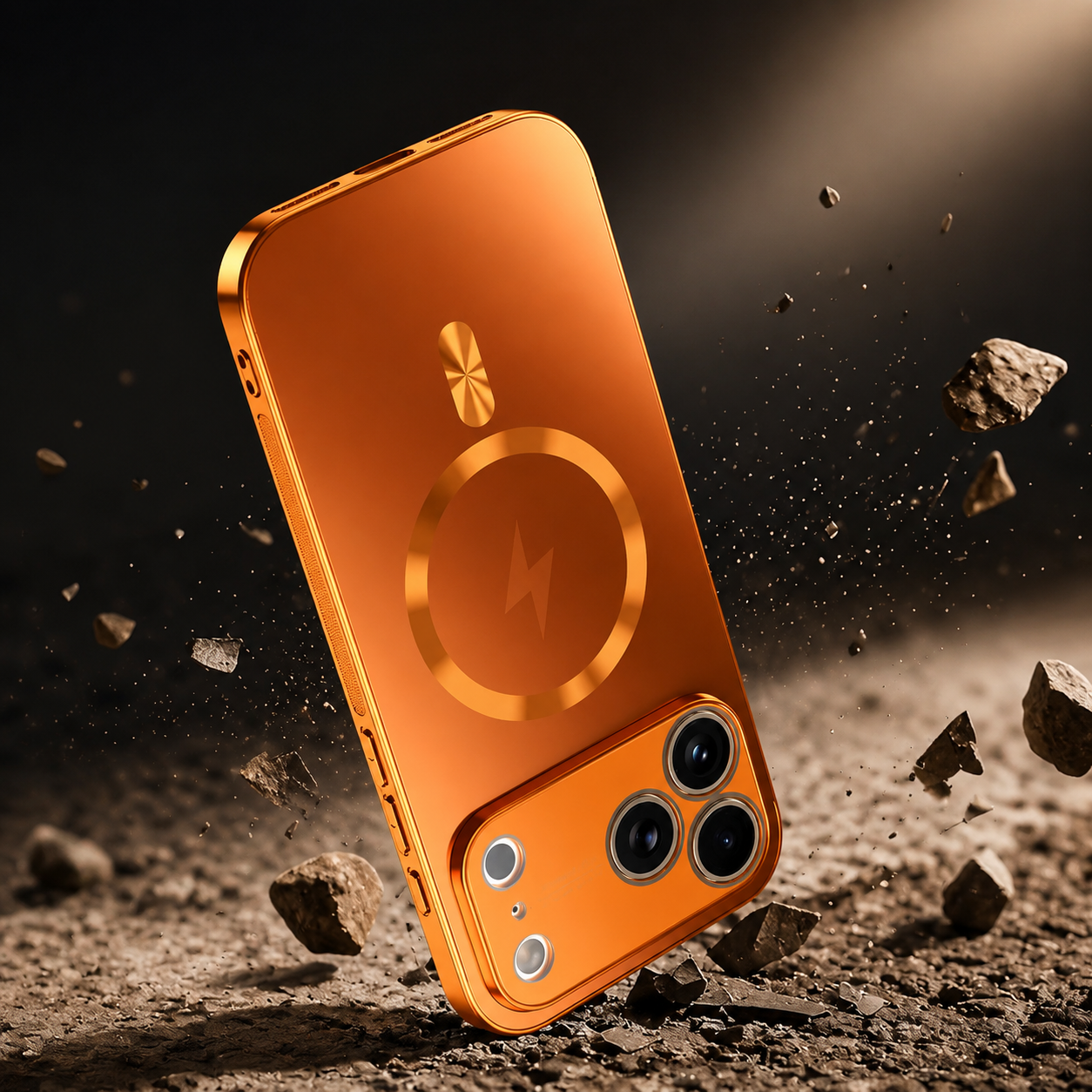 Premium iPhone Case MagSafe Compatible Magnetic Protective Cover Shockproof Aluminum Frame Electroplated Finish Matte Back Camera Lens Guard Wireless Charging