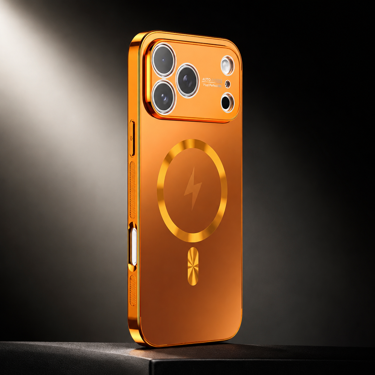 Premium iPhone Case MagSafe Compatible Magnetic Protective Cover Shockproof Aluminum Frame Electroplated Finish Matte Back Camera Lens Guard Wireless Charging
