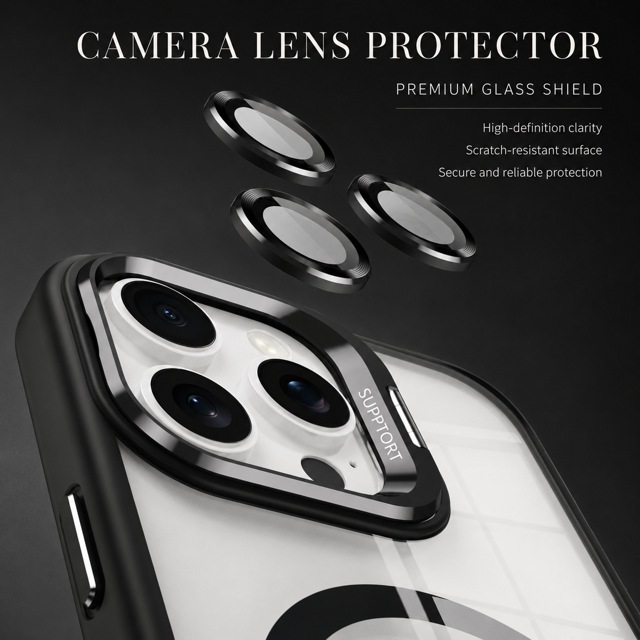Premium iPhone Case MagSafe Compatible Magnetic Protective Cover Shockproof Bumper Camera Lens Guard Full Body Defense Wireless Charging Durable