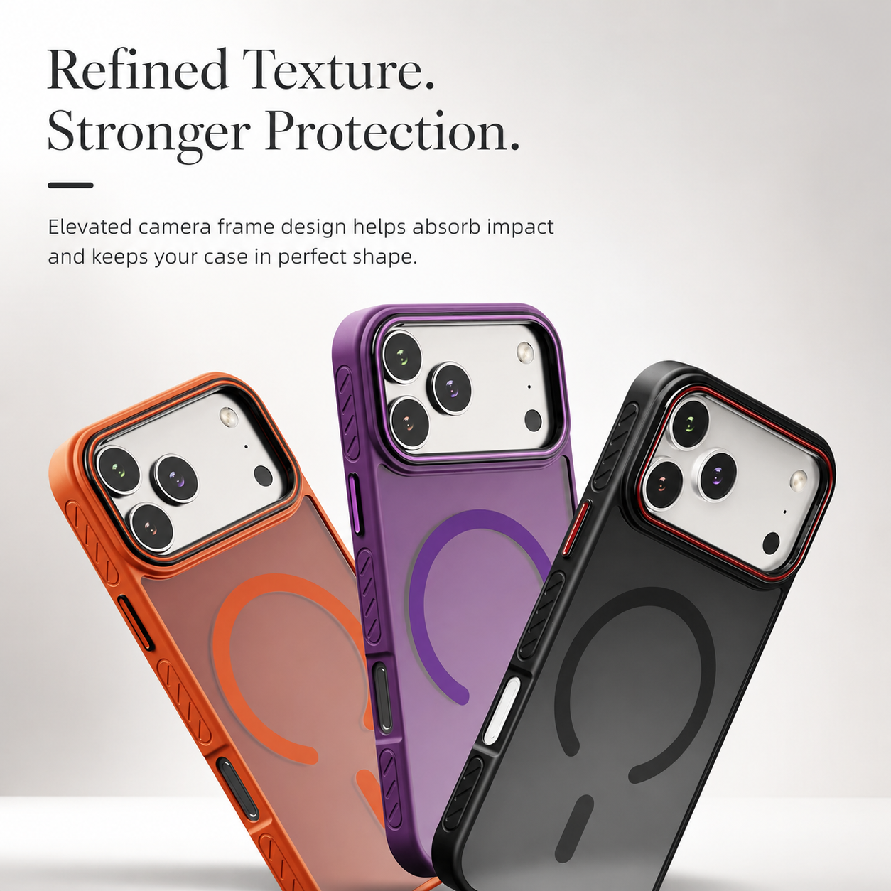 Premium iPhone Case MagSafe Compatible Magnetic Protective Cover Transparent Matte Back Shockproof Frame Camera Lens Guard Anti Fingerprint Design