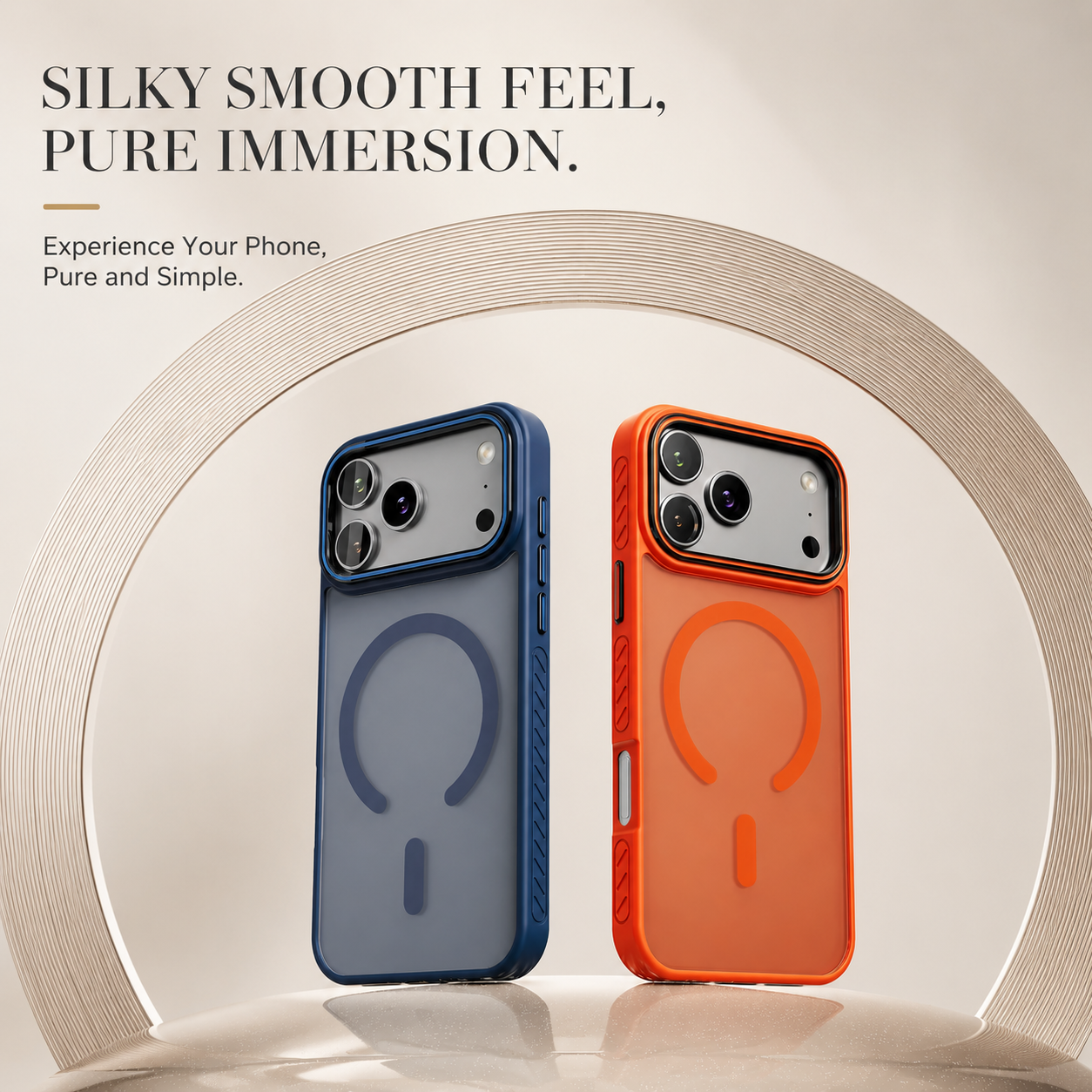 Premium iPhone Case MagSafe Compatible Magnetic Protective Cover Transparent Matte Back Shockproof Frame Camera Lens Guard Anti Fingerprint Design