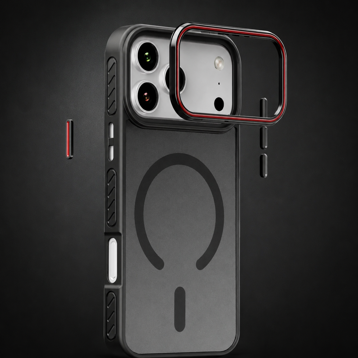 Premium iPhone Case MagSafe Compatible Magnetic Protective Cover Transparent Matte Back Shockproof Frame Camera Lens Guard Anti Fingerprint Design