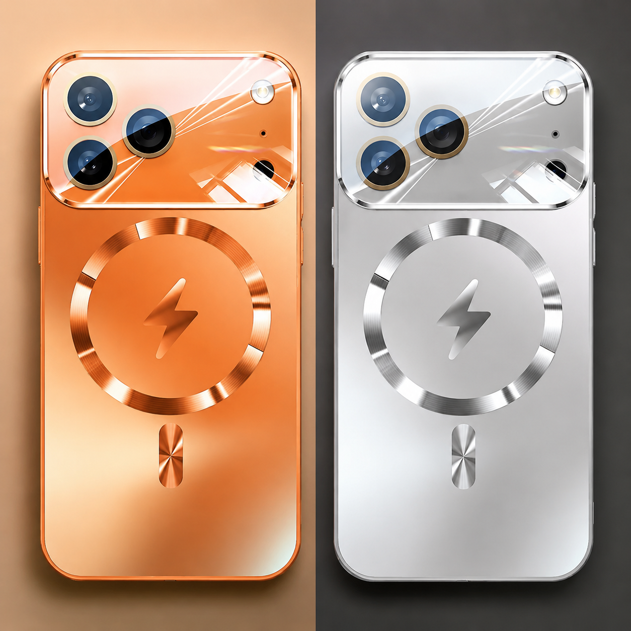Premium iPhone Case MagSafe Compatible Magnetic Shockproof Cover Camera Lens Guard Ultra Thin Hard Matte PC Back Wireless Charging Anti Scratch