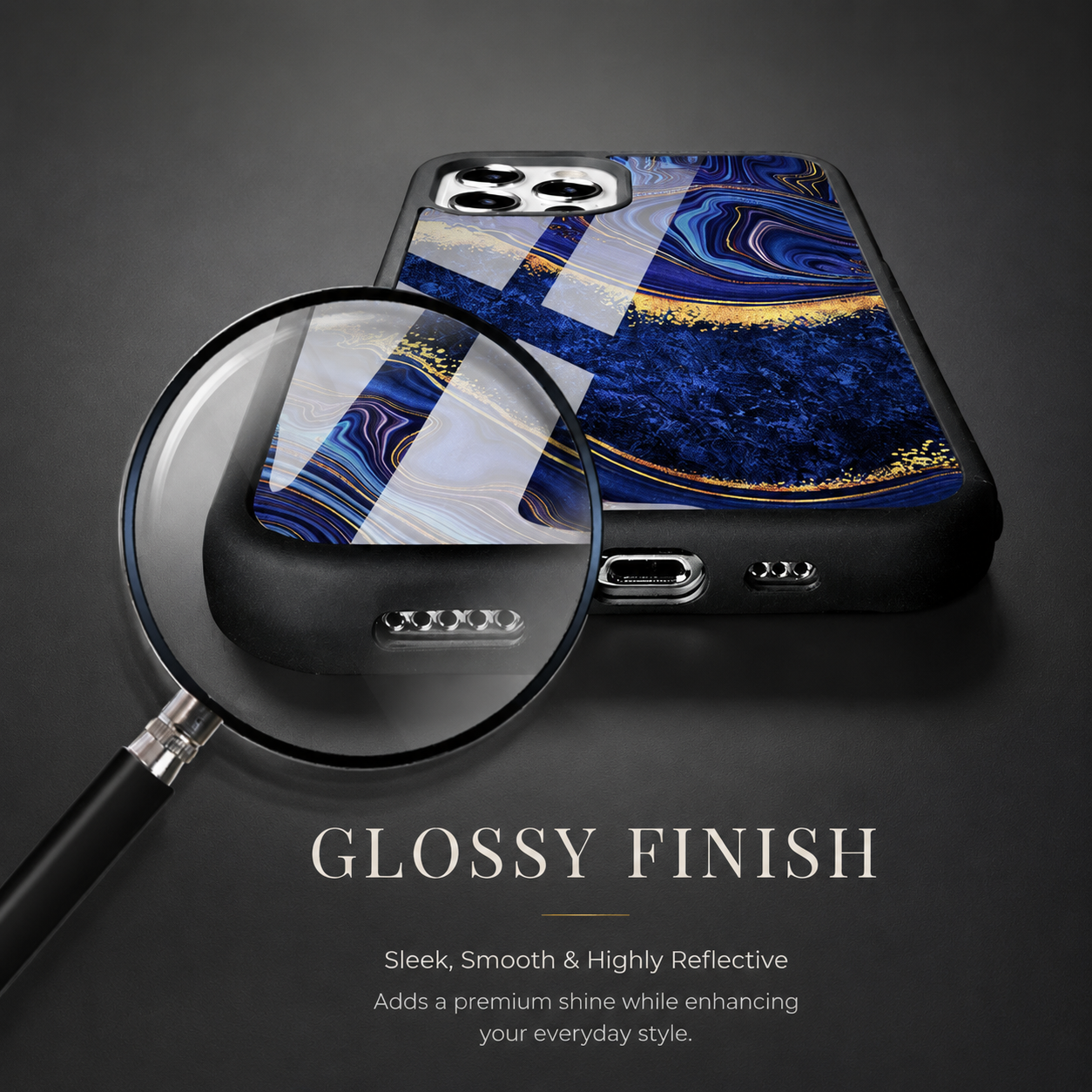 Premium iPhone Case MagSafe Compatible Marble Texture Protective Cover Gold Frame Design Shockproof Camera Lens Guard Wireless Charging Anti Scratch