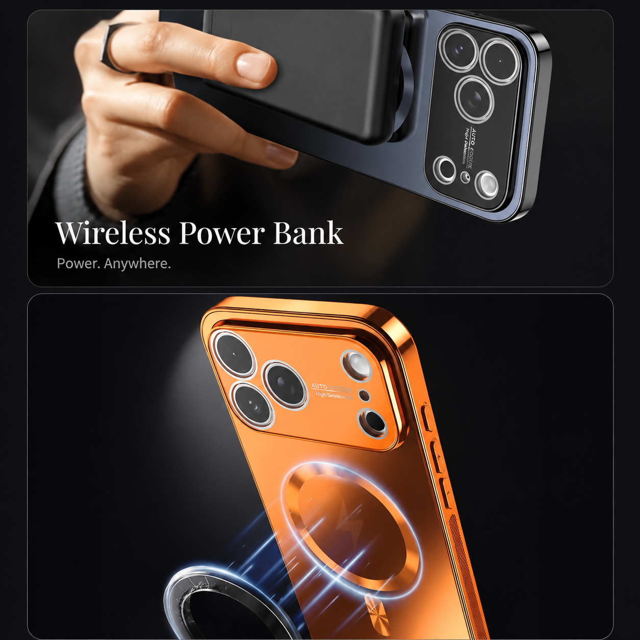 Premium iPhone Case MagSafe Compatible Matte Plating Cover with Camera Lens Protection Shockproof Anti Fingerprint Non Slip Dustproof Design