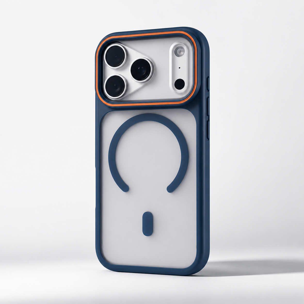 Premium iPhone Case MagSafe Compatible Matte Translucent Design with Camera Lens Protection, Shockproof Anti Fingerprint Surface, Full Coverage Construction