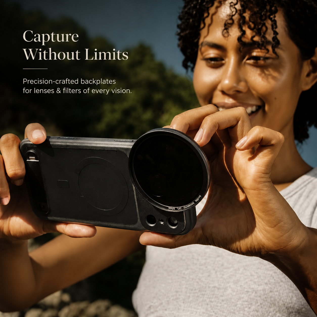 Premium iPhone Case MagSafe Compatible Photography Cover Camera Lens Mount Support Shockproof Kickstand Lightweight Durable Protective Case Non Slip Grip