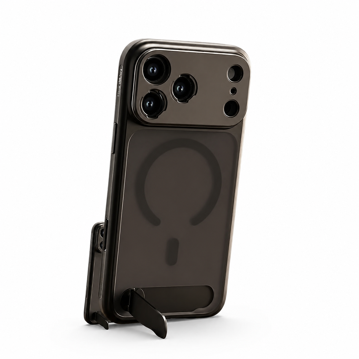Premium iPhone Case MagSafe Compatible Photography Cover Camera Lens Mount Support Shockproof Kickstand Lightweight Durable Protective Case Non Slip Grip
