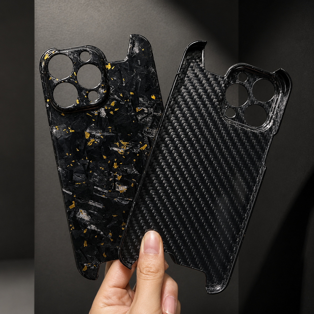Premium iPhone Case MagSafe Compatible Real Carbon Fiber Aramid Cover Camera Lens Protection Shockproof Anti Scratch Lightweight Protective Design