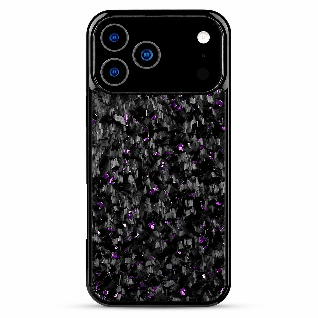 Premium iPhone Case MagSafe Compatible Real Forged Carbon Fiber Finish, TPU Hybrid Structure, Shock Resistant Non Slip Full Coverage Design