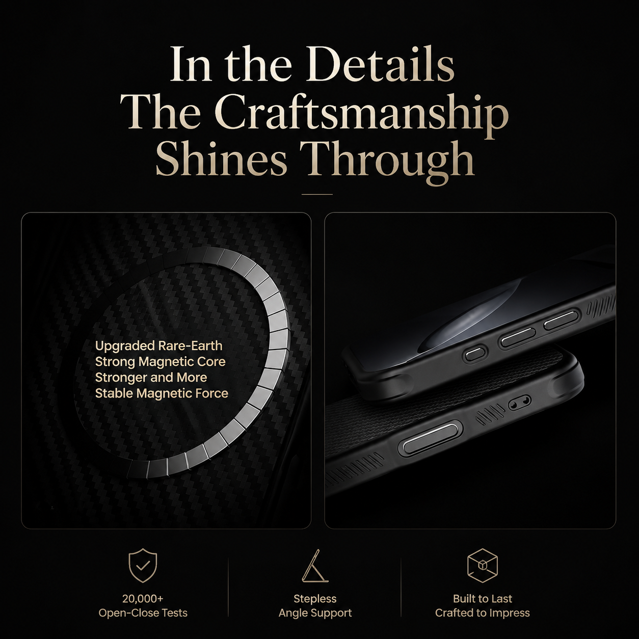 Premium iPhone Case MagSafe Compatible TPU PC Cover Camera Lens Protection Shockproof Protective Shell Anti Fingerprint Lightweight Design