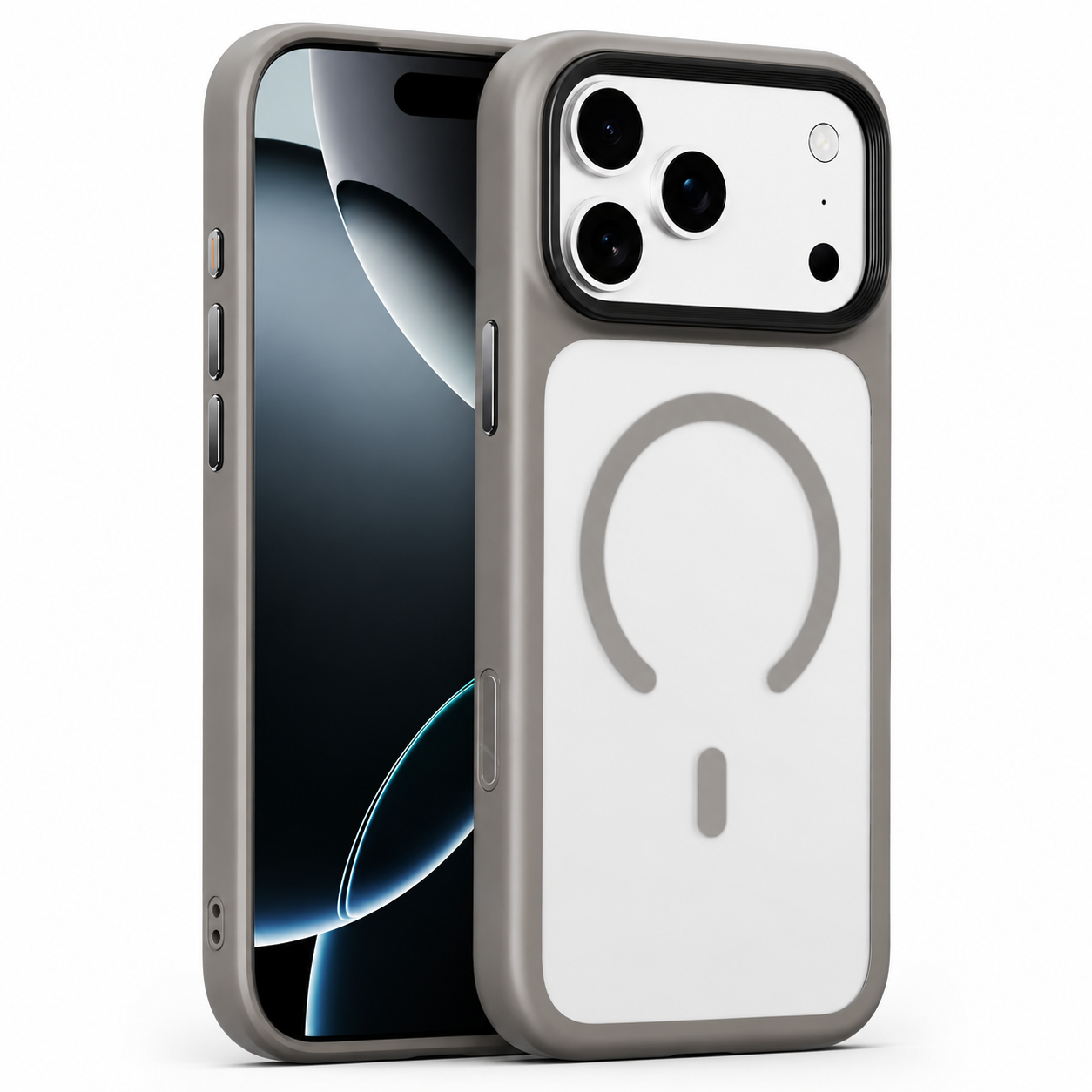 Premium iPhone Case MagSafe Compatible TPU PC Cover with Camera Button, Shockproof Protection, Camera Lens Protection and Anti Fingerprint Finish
