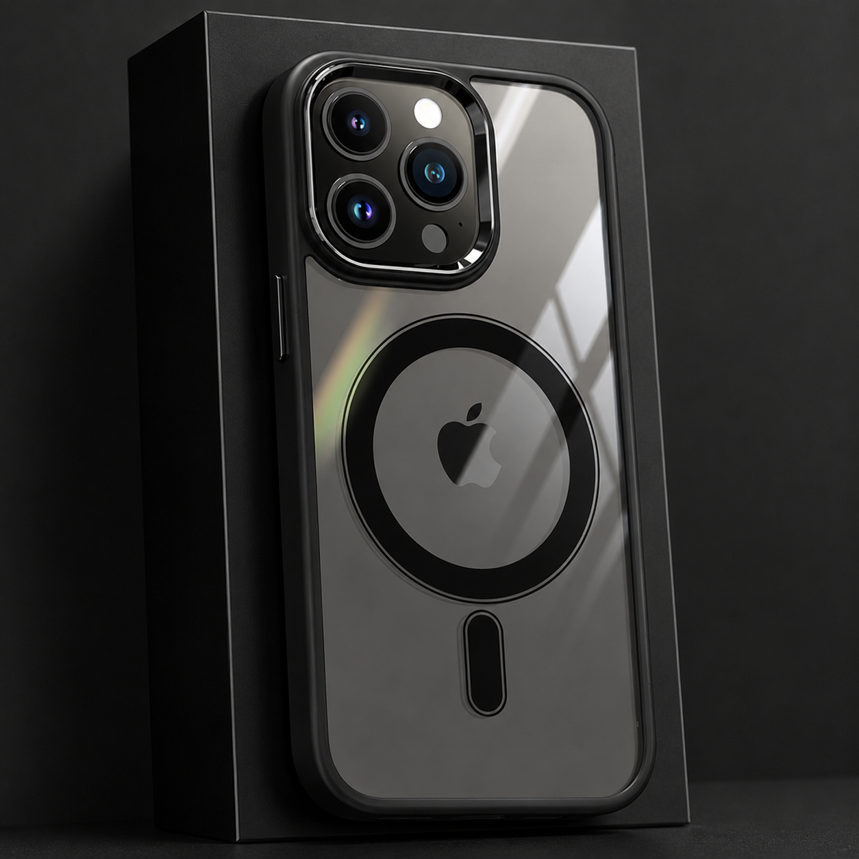 Premium iPhone Case MagSafe Compatible Transparent Hybrid Protective Cover Camera Lens Protection Shockproof Clear HD Slim Lightweight Design