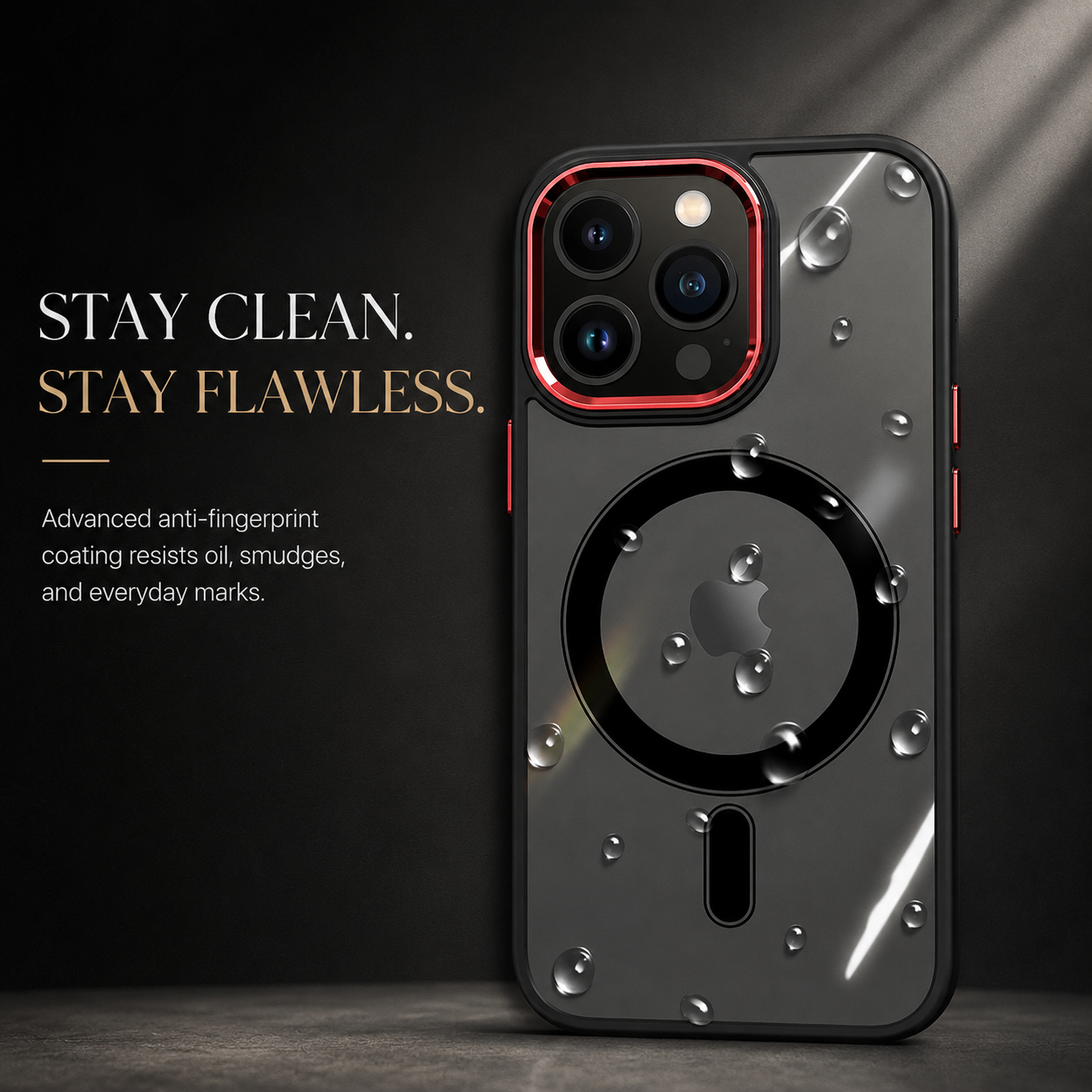 Premium iPhone Case MagSafe Compatible Transparent Hybrid Protective Cover Camera Lens Protection Shockproof Clear HD Slim Lightweight Design