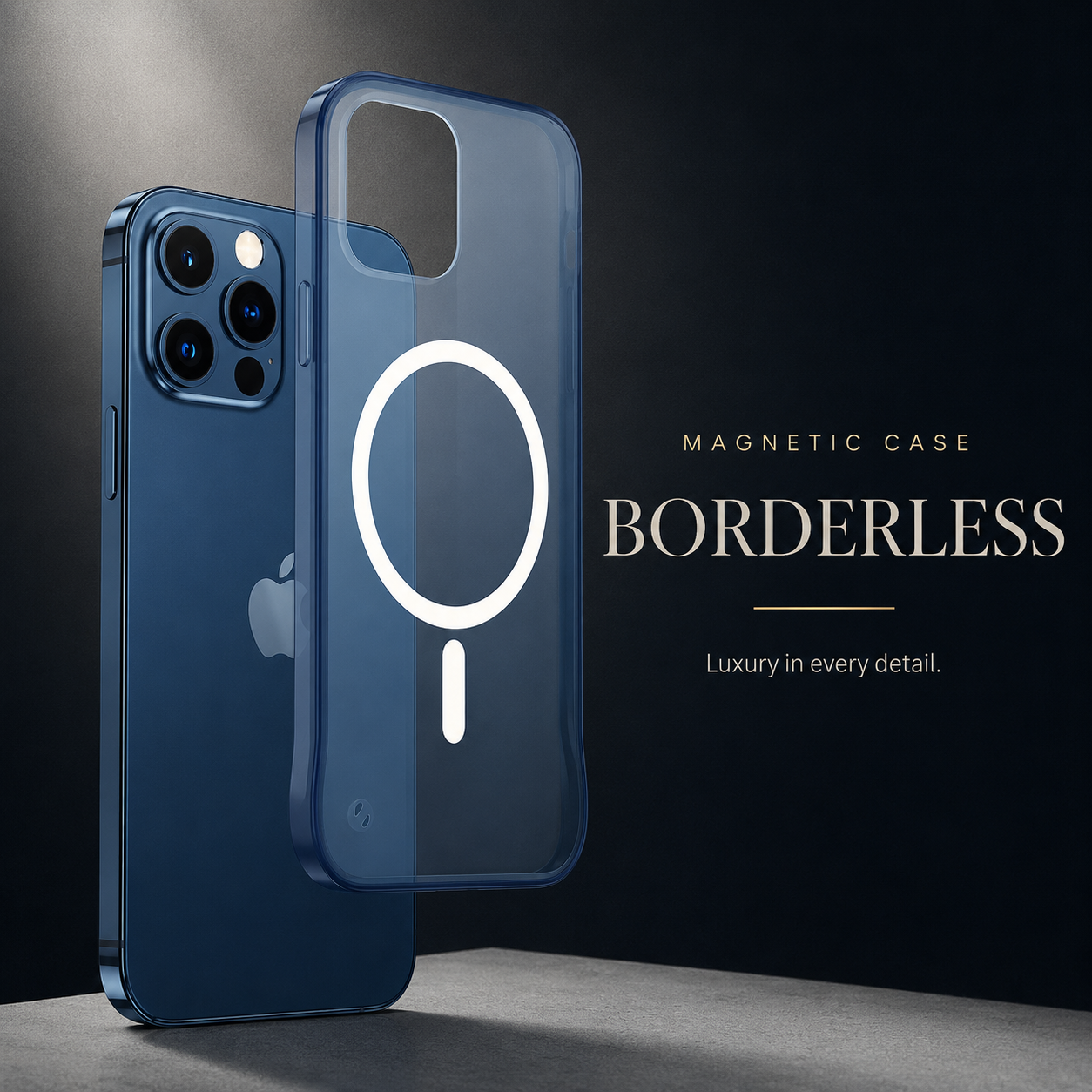Premium iPhone Case MagSafe Compatible Transparent Protective Cover Camera Lens Protection Shockproof Ultra Thin Frameless Clear Design Slim Profile