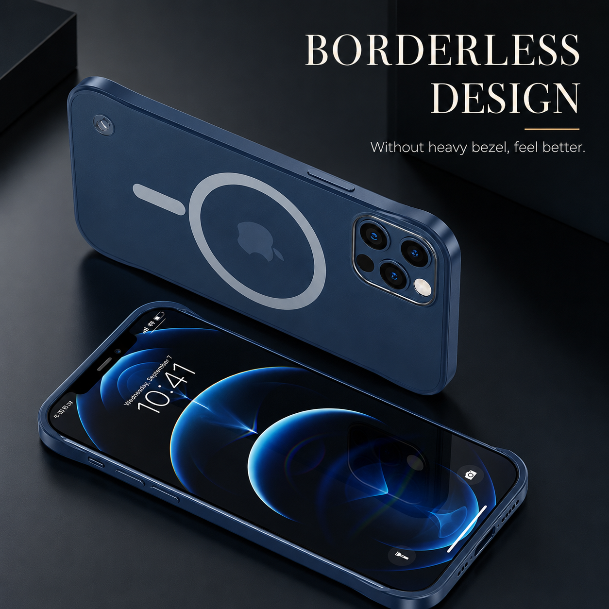 Premium iPhone Case MagSafe Compatible Transparent Protective Cover Camera Lens Protection Shockproof Ultra Thin Frameless Clear Design Slim Profile