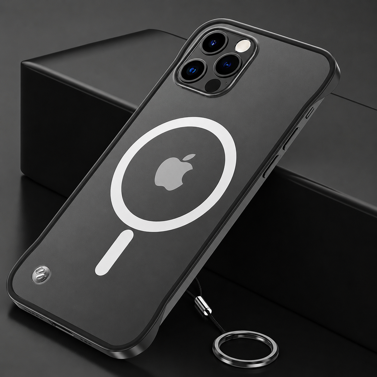 Premium iPhone Case MagSafe Compatible Transparent Protective Cover Camera Lens Protection Shockproof Ultra Thin Frameless Clear Design Slim Profile