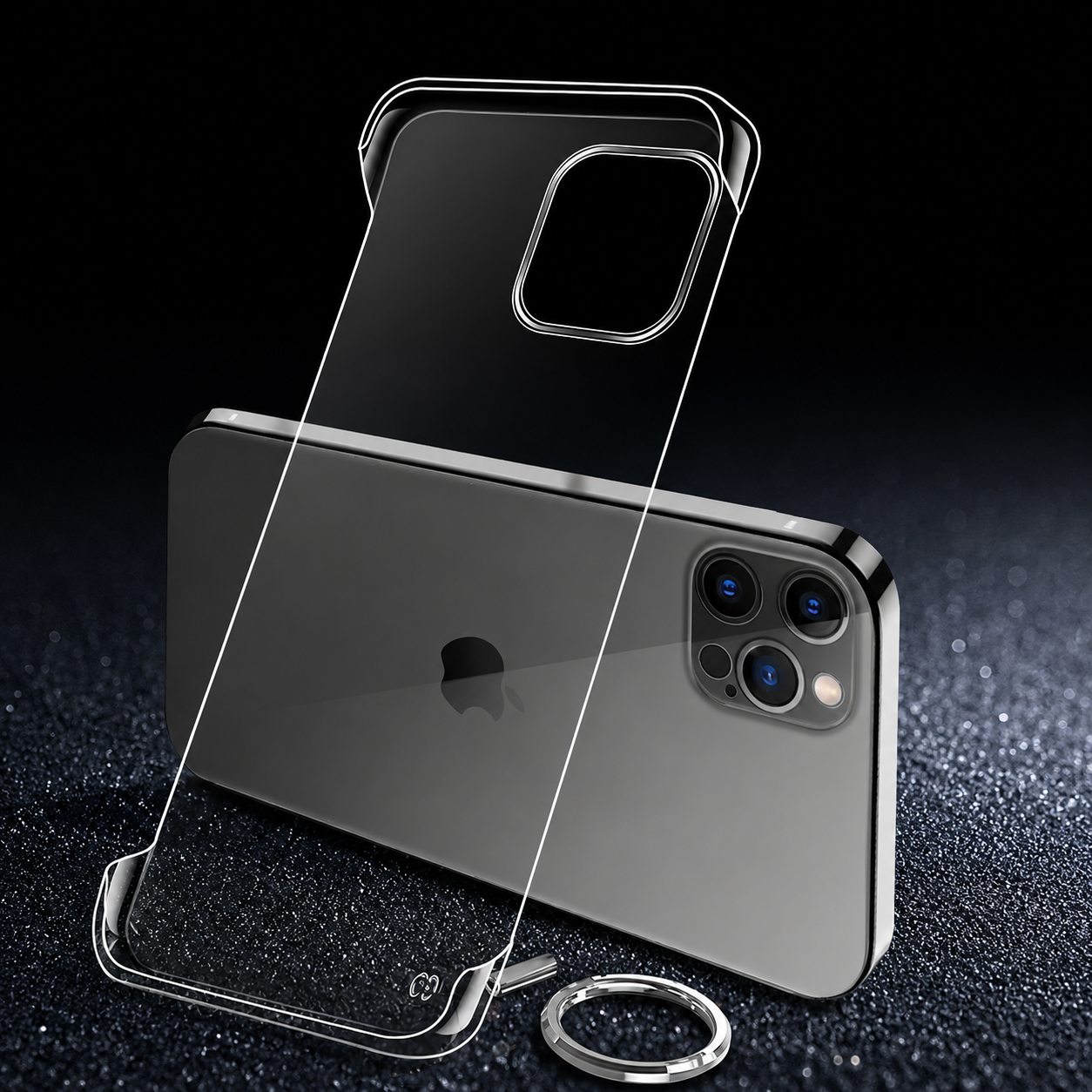 Premium iPhone Case MagSafe Compatible Transparent Protective Cover Camera Lens Protection Shockproof Ultra Thin Frameless Clear Design Slim Profile
