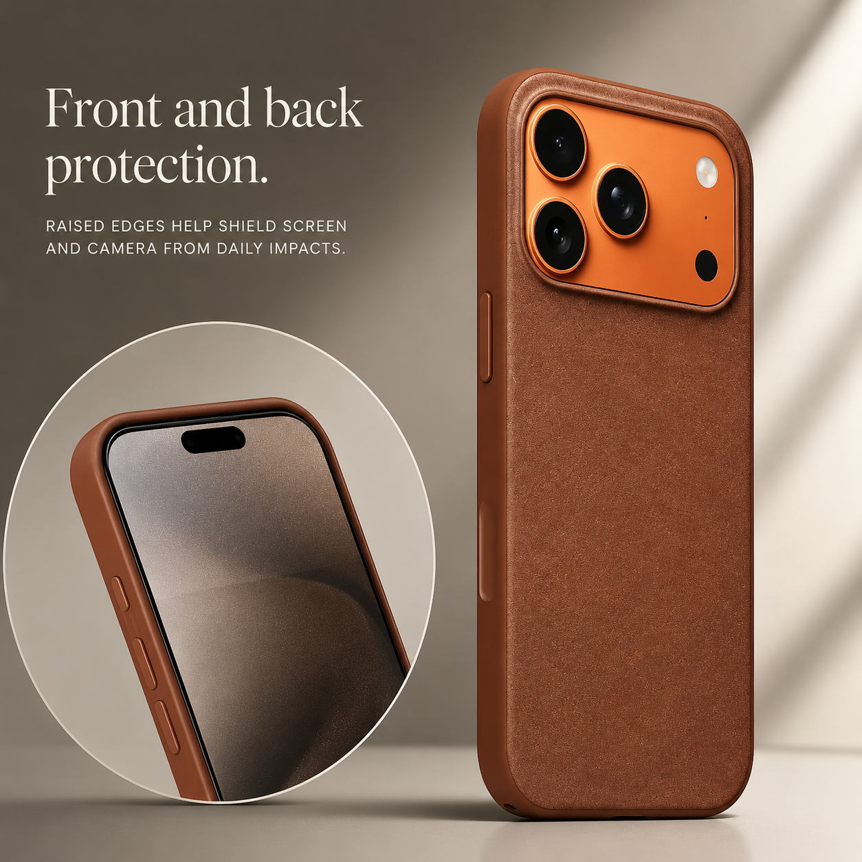 Premium iPhone Case MagSafe Compatible Woven Fabric Cover with Strong Magnetic Design, Waterproof Protection, Secure Grip and Anti Fingerprint Finish