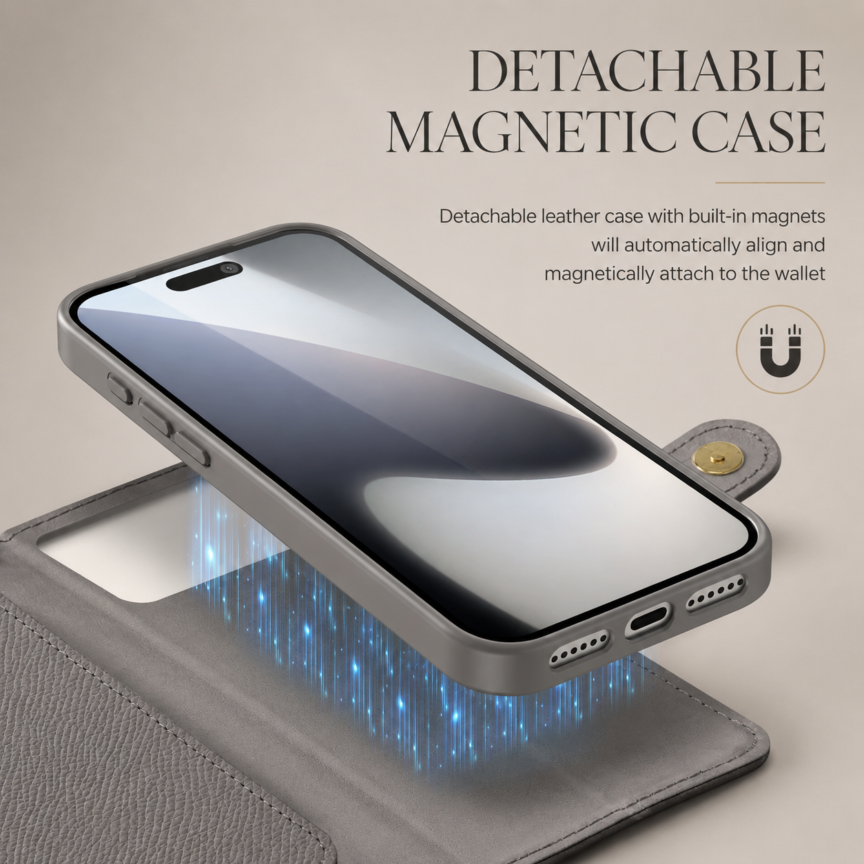Premium iPhone Case MagSafe Compatible with Camera Lens Protection, Shockproof, Anti Scratch, Anti Fingerprint Surface, Slim Protective Design
