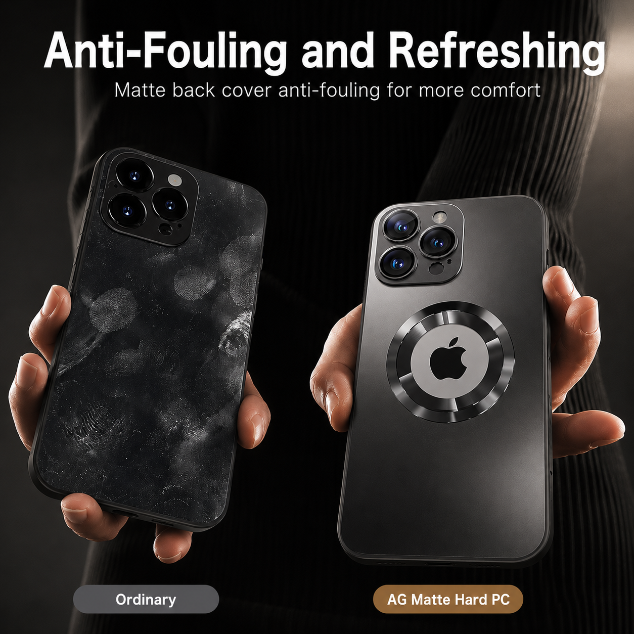 Premium iPhone Case MagSafe Compatible with Camera Lens Protection, Tempered Glass Matte Finish, Shockproof Magnetic Luminous Design, Slim Fit