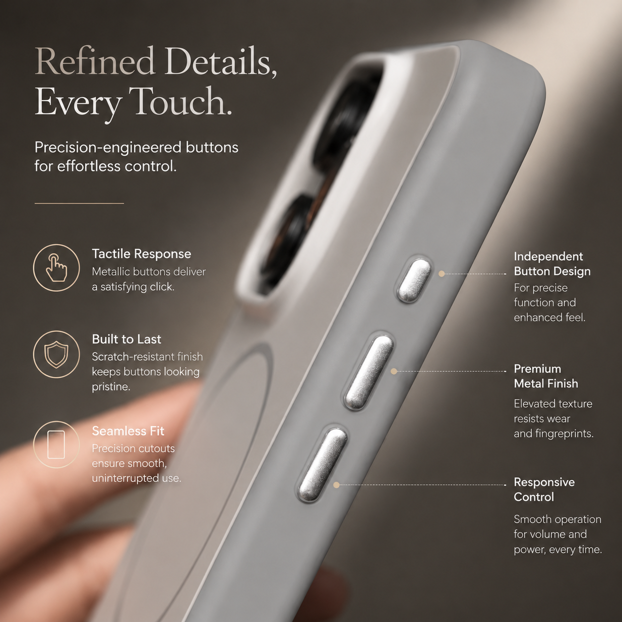 Premium iPhone Case MagSafe Frosted TPU PC Cover, Shockproof Protective Design with Camera Button, Anti-Fingerprint Matte Finish and Secure Grip