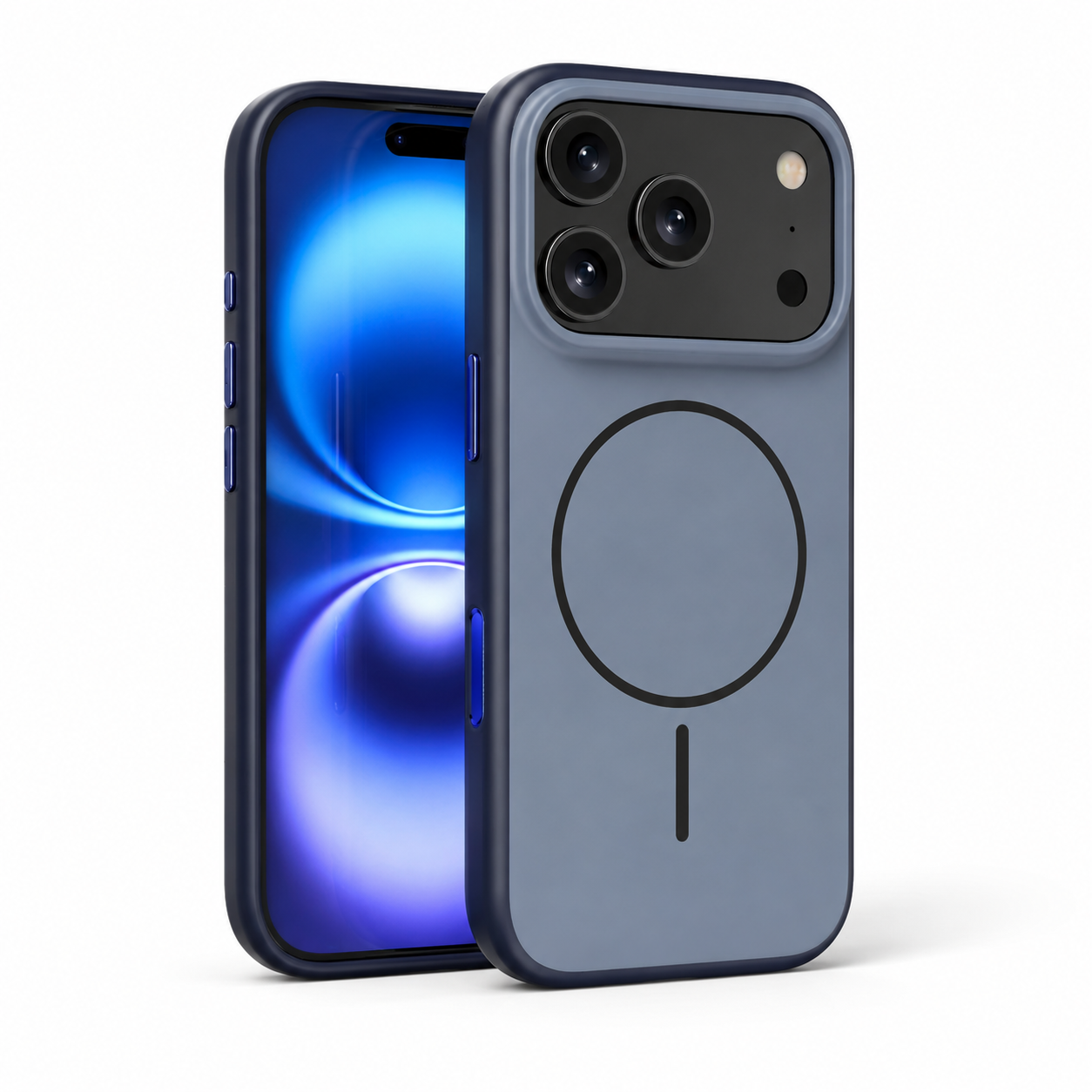 Premium iPhone Case MagSafe Frosted TPU PC Cover, Shockproof Protective Design with Camera Button, Anti-Fingerprint Matte Finish and Secure Grip