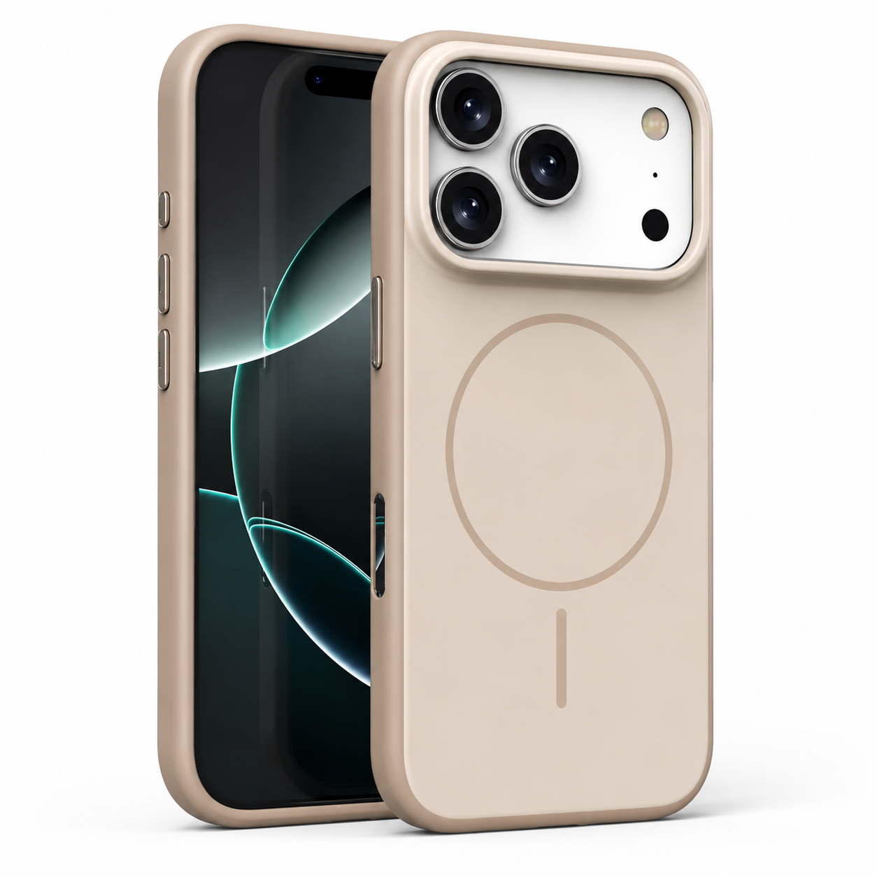 Premium iPhone Case MagSafe Frosted TPU PC Cover, Shockproof Protective Design with Camera Button, Anti-Fingerprint Matte Finish and Secure Grip