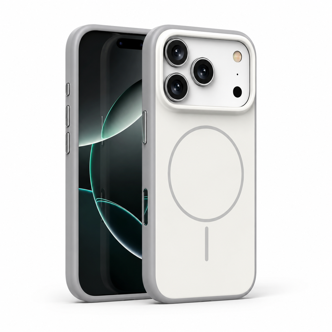 Premium iPhone Case MagSafe Frosted TPU PC Cover, Shockproof Protective Design with Camera Button, Anti-Fingerprint Matte Finish and Secure Grip