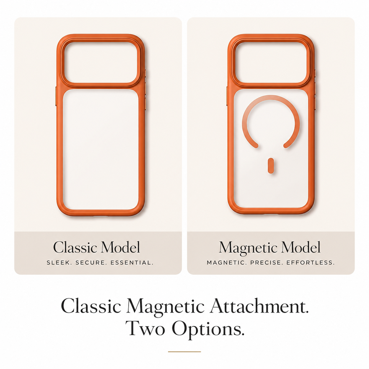 Premium iPhone Case MagSafe Transparent Soft Cover with Metal Buttons, Skin-Feel Matte Design, Shockproof Anti-Fingerprint Non-Slip Protection