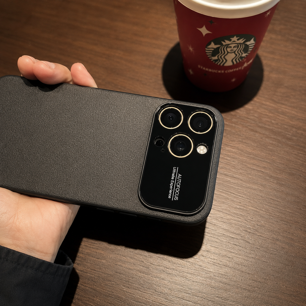 Premium iPhone Case Magnetic Leather Finish with Heat Dissipation Side Vents, Anti Scratch Texture, Anti Fingerprint Coating, Half Wrapped Design