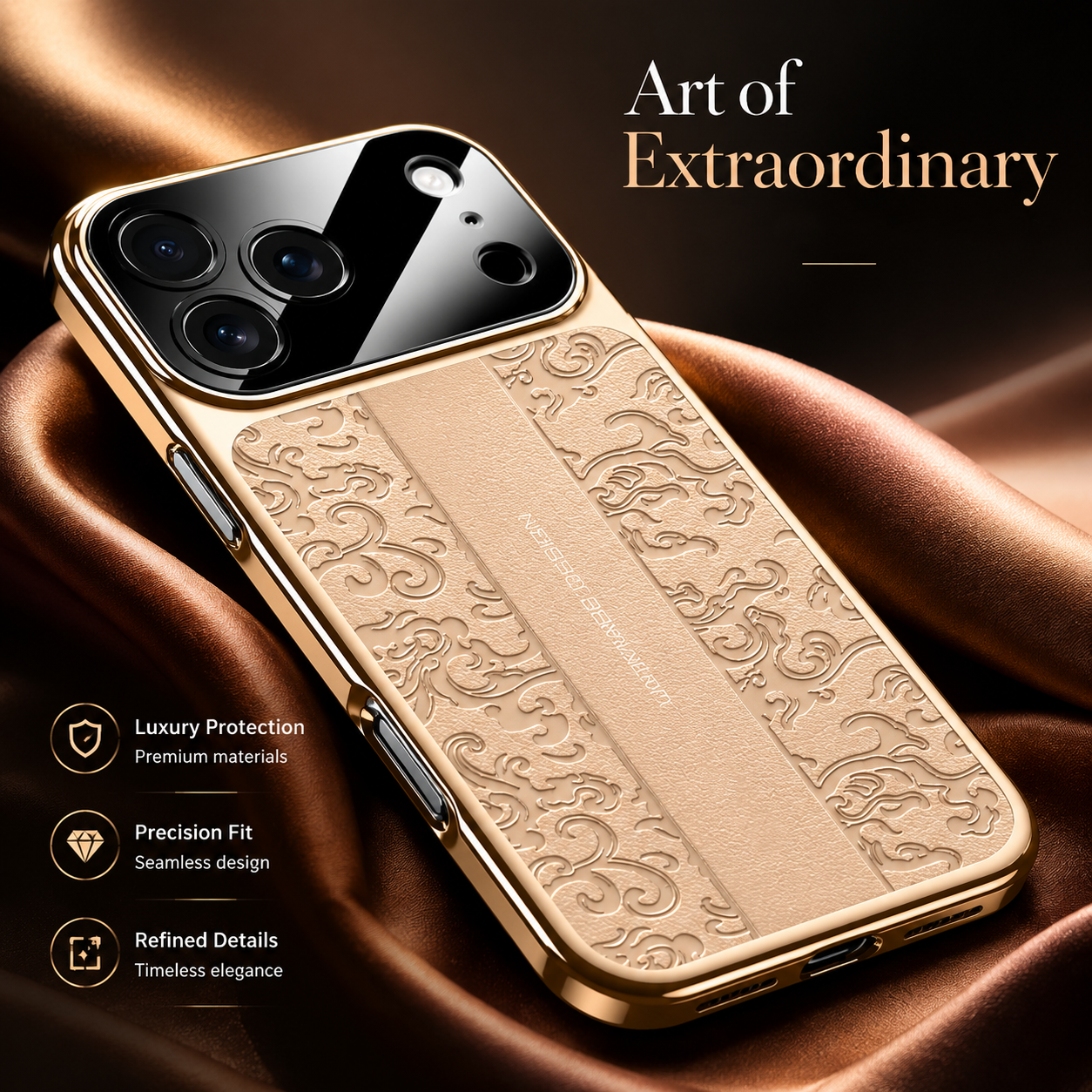 Premium iPhone Case Magnetic Leather TPU Construction, Wireless Charging Support, Anti Scratch Texture, Anti Fingerprint Coating, Non Slip Grip