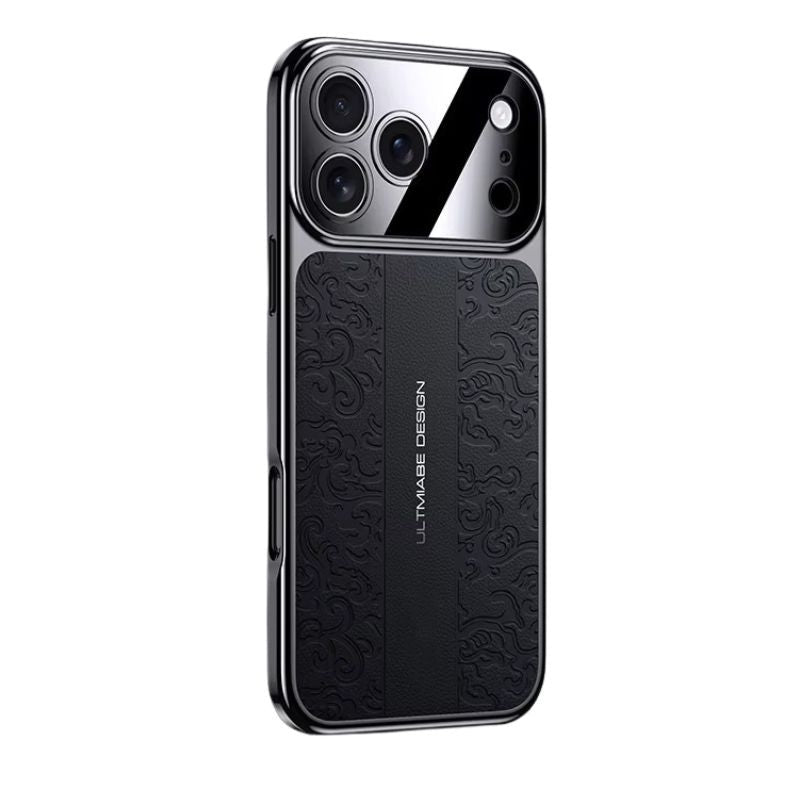 Premium iPhone Case Magnetic Leather TPU Construction, Wireless Charging Support, Anti Scratch Texture, Anti Fingerprint Coating, Non Slip Grip