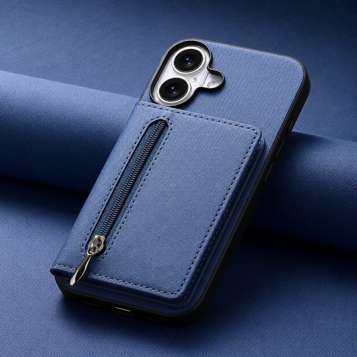 Premium iPhone Case Magnetic Wallet Cover with Camera Lens Protection, RFID Blocking Card Holder, Shockproof PU Leather Construction, Non Slip Design