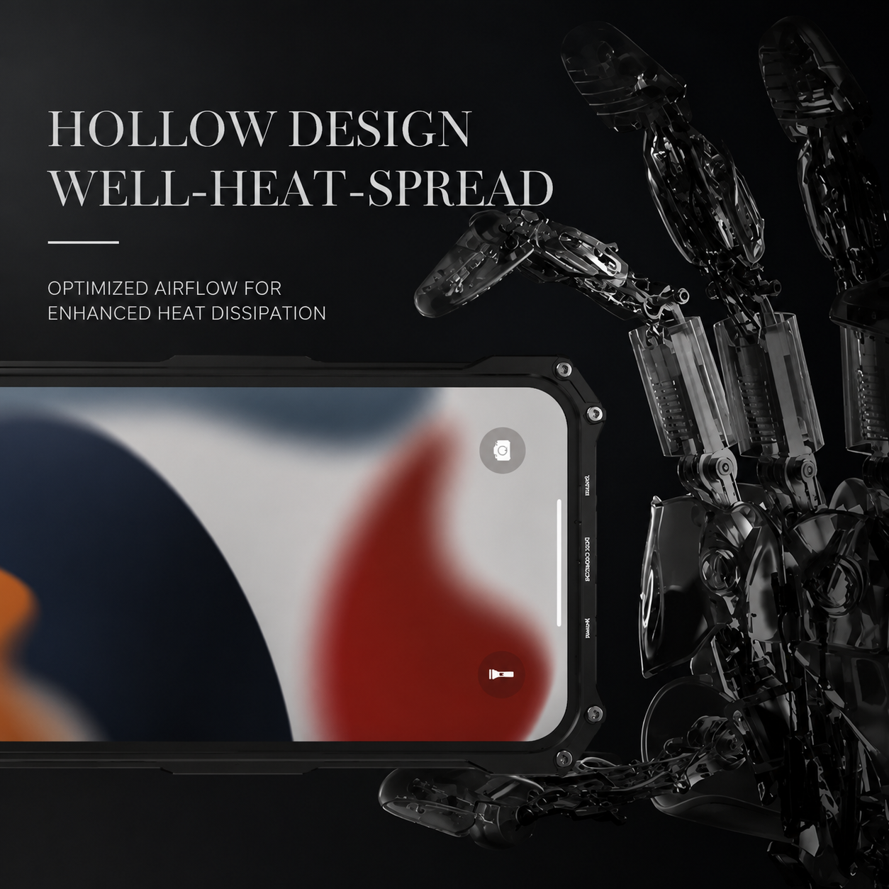 Premium iPhone Case Metal Armor Shockproof Cover, Heavy-Duty Protective Design with Anti-Scratch Finish, Secure Non-Slip Grip and Camera Protection