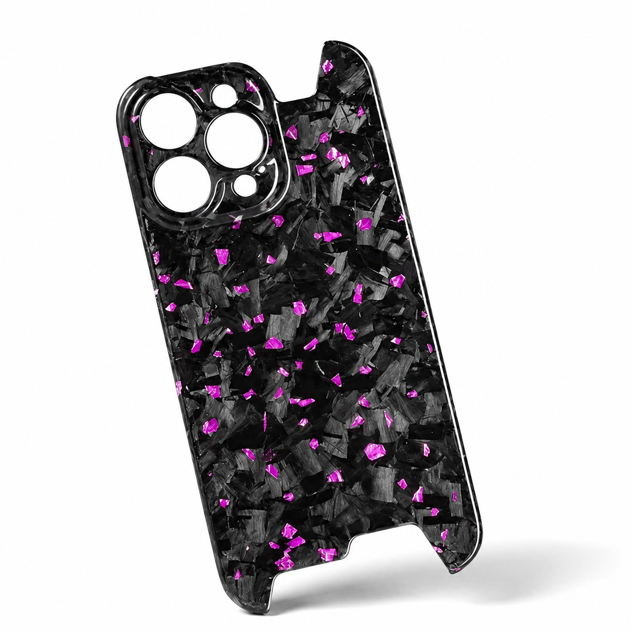 Premium iPhone Case Real Forged Carbon Fiber Cover Camera Lens Protection Ultra Thin Lightweight Shockproof Anti Scratch Wireless Charging Design