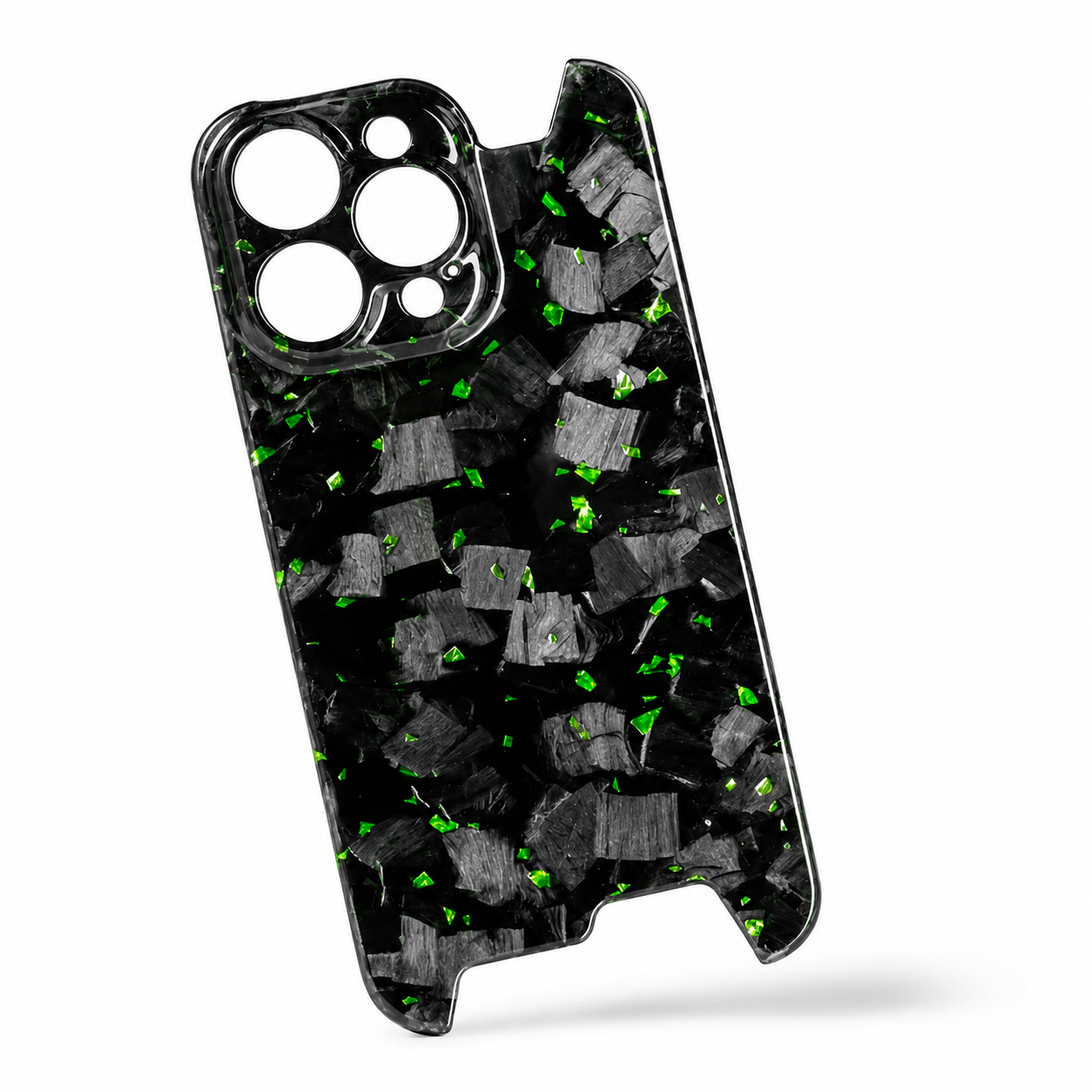 Premium iPhone Case Real Forged Carbon Fiber Cover Camera Lens Protection Ultra Thin Lightweight Shockproof Anti Scratch Wireless Charging Design