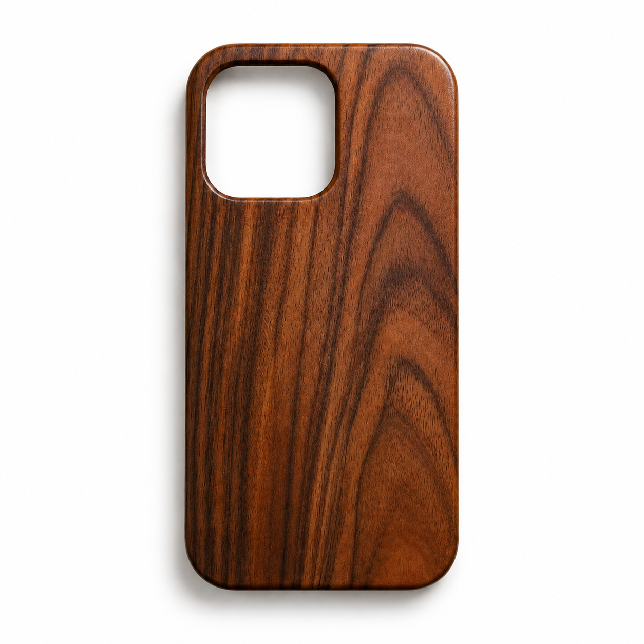 Premium iPhone Case Real Wood Back Cover Walnut Ebony Bamboo Rosewood Finish Camera Lens Protection Dustproof Secure Grip Anti Scratch Slim Protective Design