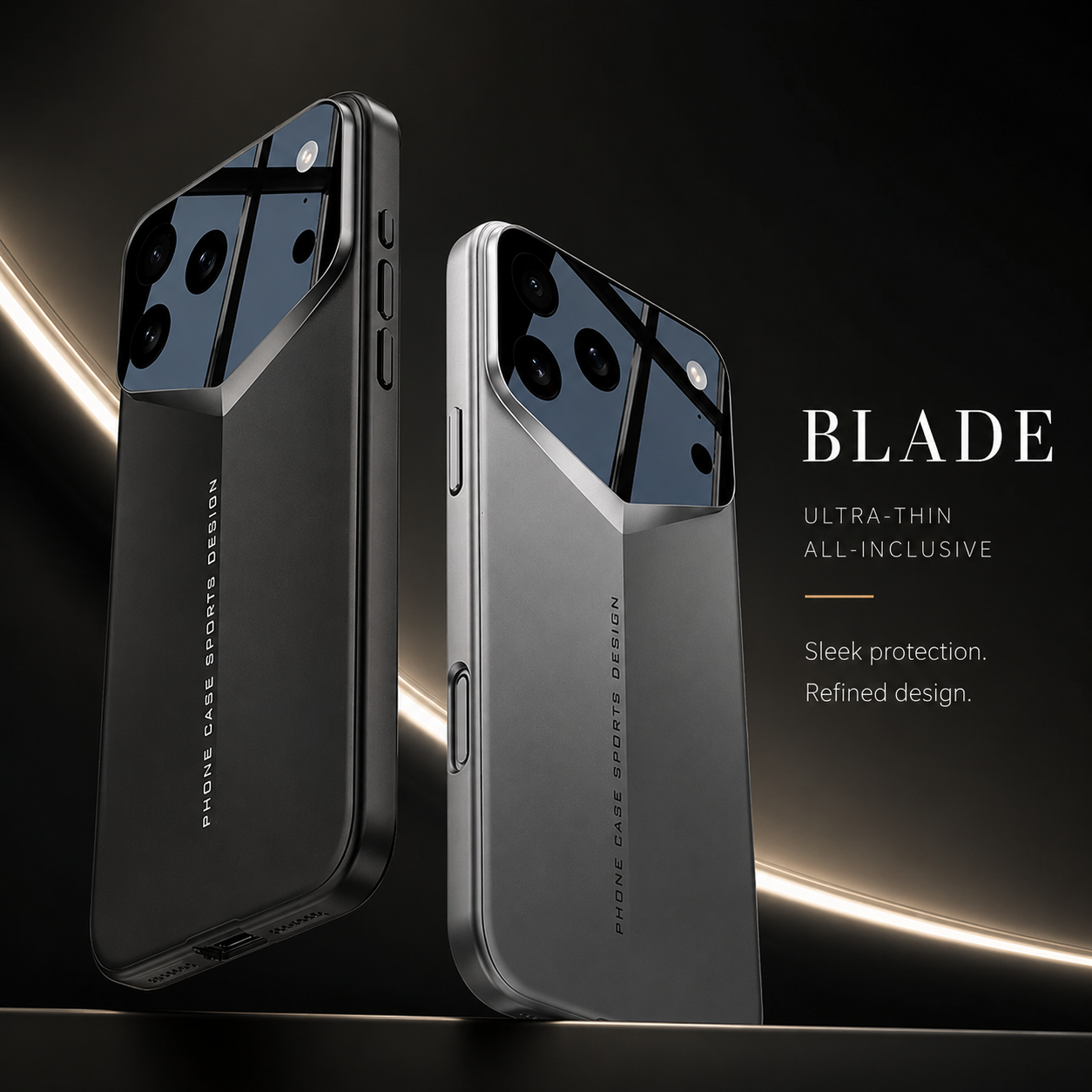 Premium iPhone Case Slim Matte Hard PC Design with Camera Lens Guard, Anti Fingerprint Finish, Secure Grip, Shockproof Coverage and Full Protection