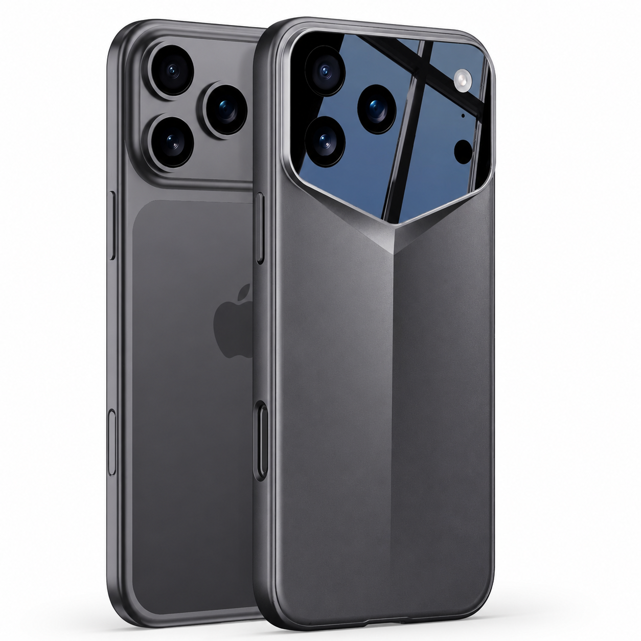 Premium iPhone Case Slim Matte Hard PC Design with Camera Lens Guard, Anti Fingerprint Finish, Secure Grip, Shockproof Coverage and Full Protection