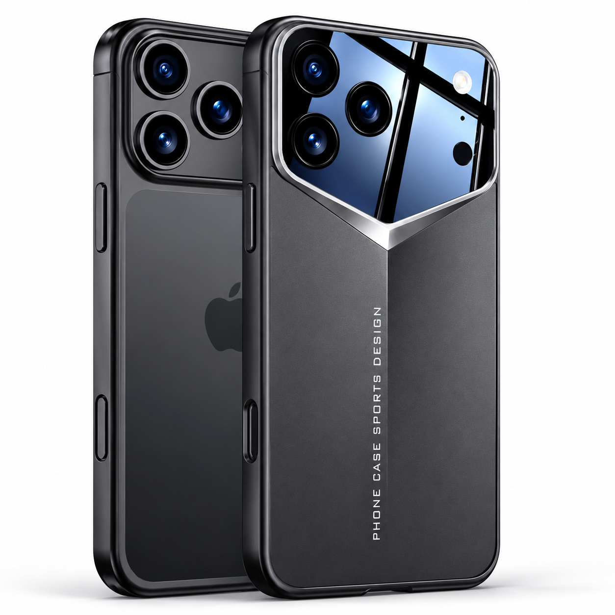 Premium iPhone Case Slim Matte Hard PC Design with Camera Lens Guard, Anti Fingerprint Finish, Secure Grip, Shockproof Coverage and Full Protection